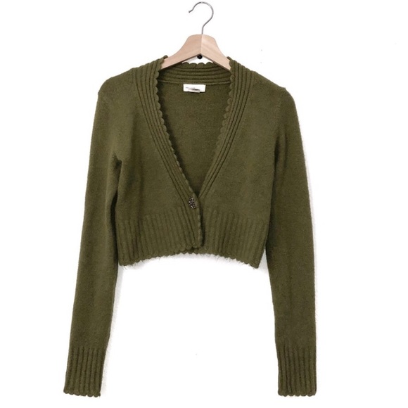 Anthropologie Sweaters - Anthropologie Sleeping On Snow Cropped Cardigan